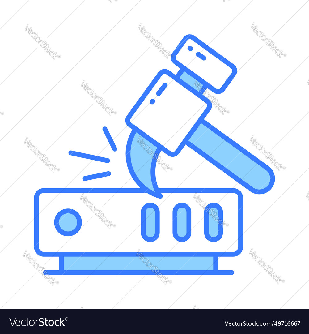 Data mining icon design digging in modern