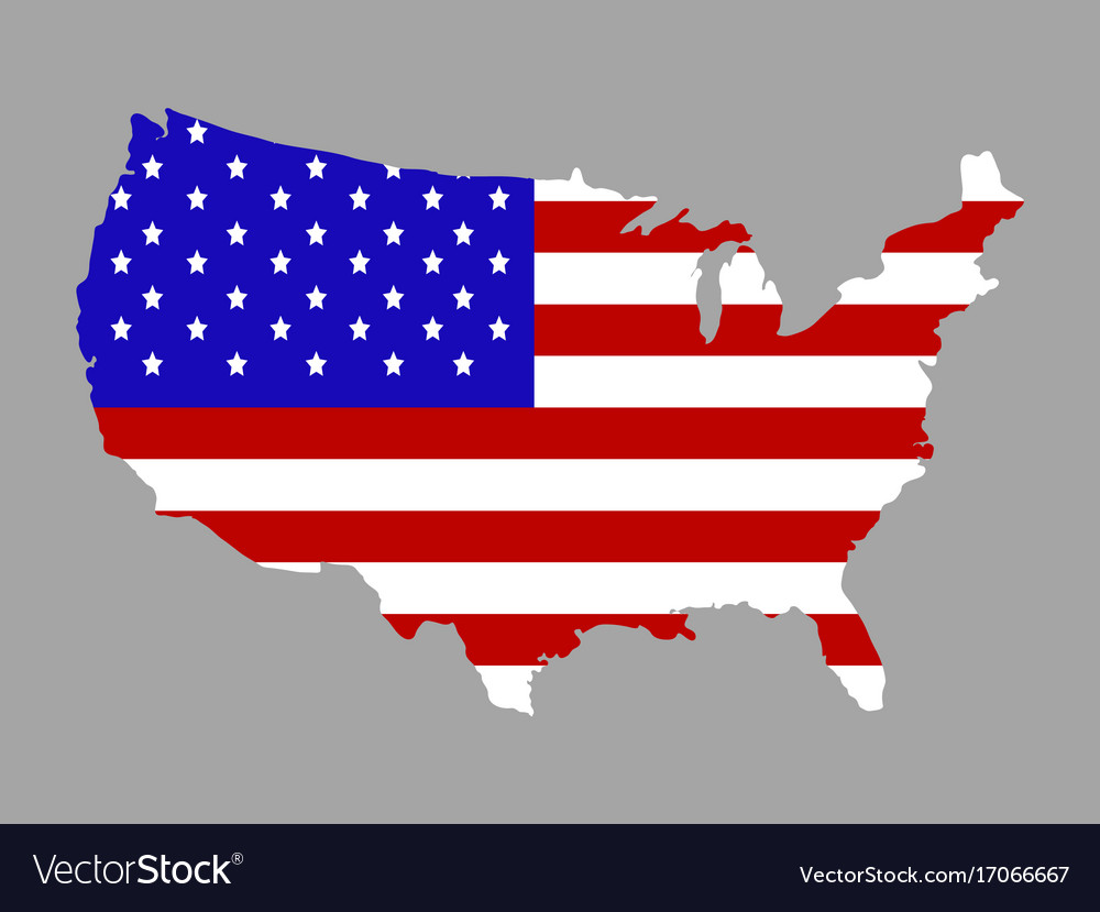 Map with flag