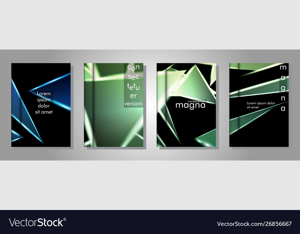 Minimal cover design triangular shape vector image Minimal cover design triangular shape