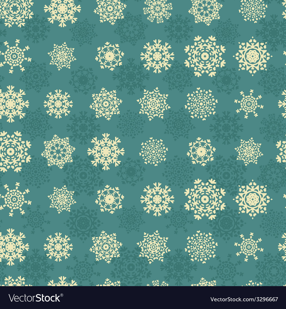 Snowflake xmas patter