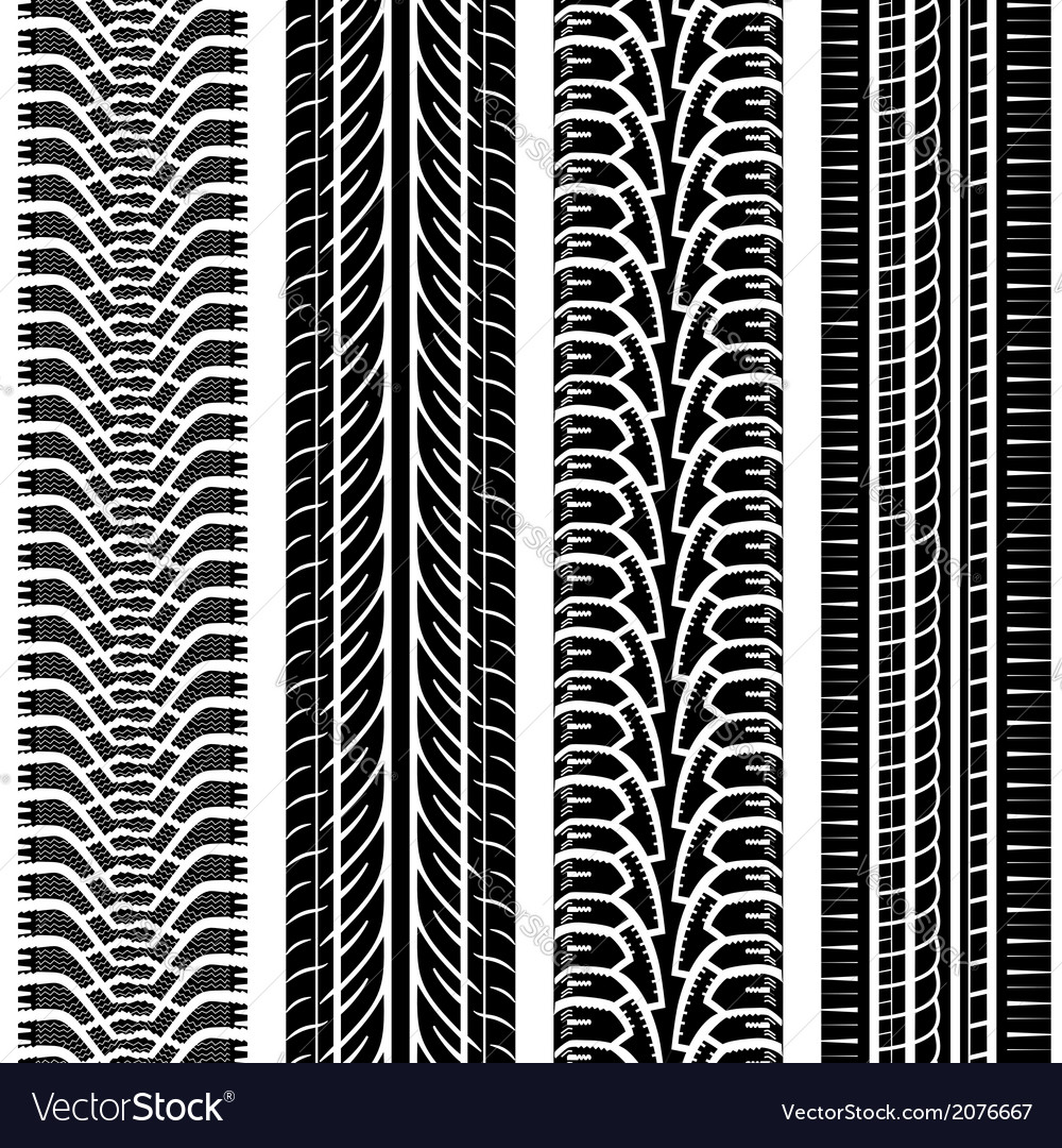 Tire Tracks Royalty Free Vector Image - Vectorstock