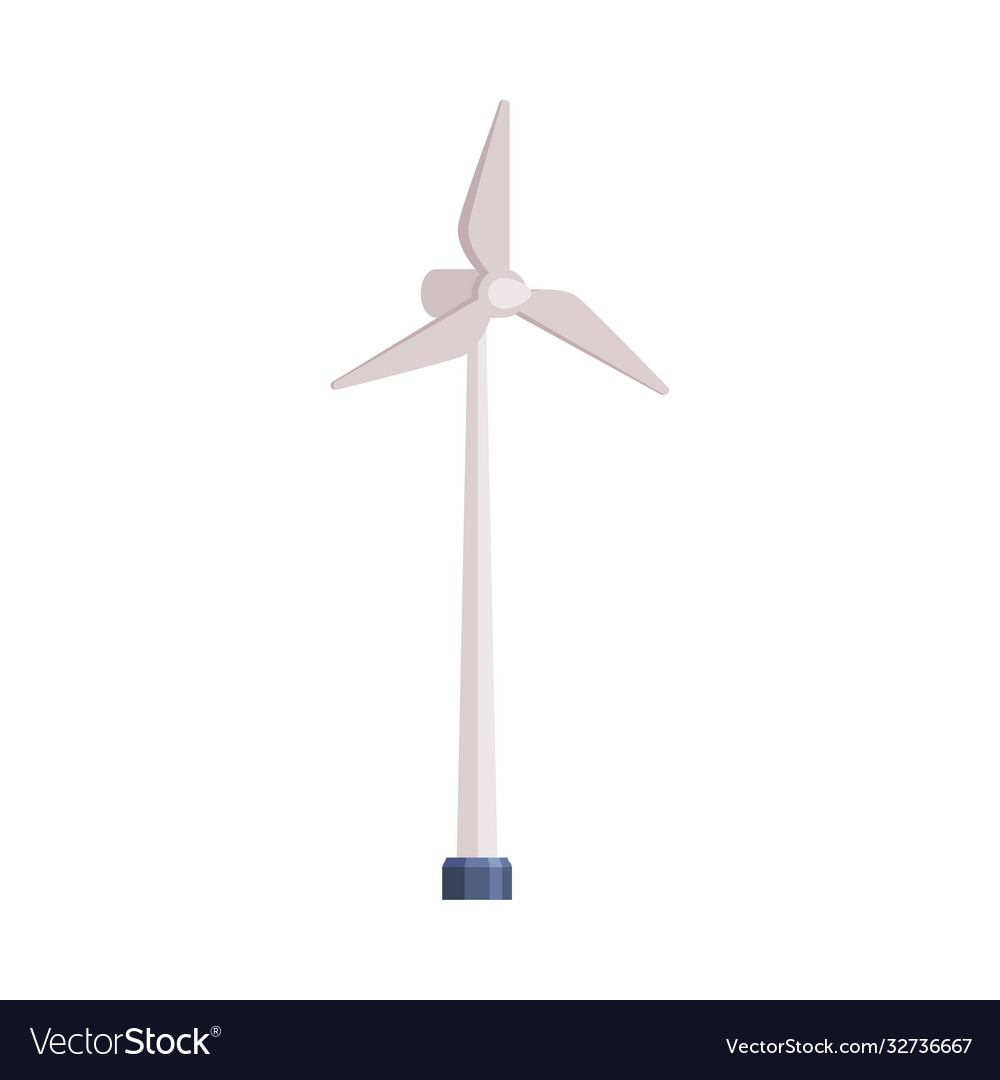 Wind turbine alternative energy resource cartoon Vector Image Wind turbine alternative energy resource cartoon Vector Image