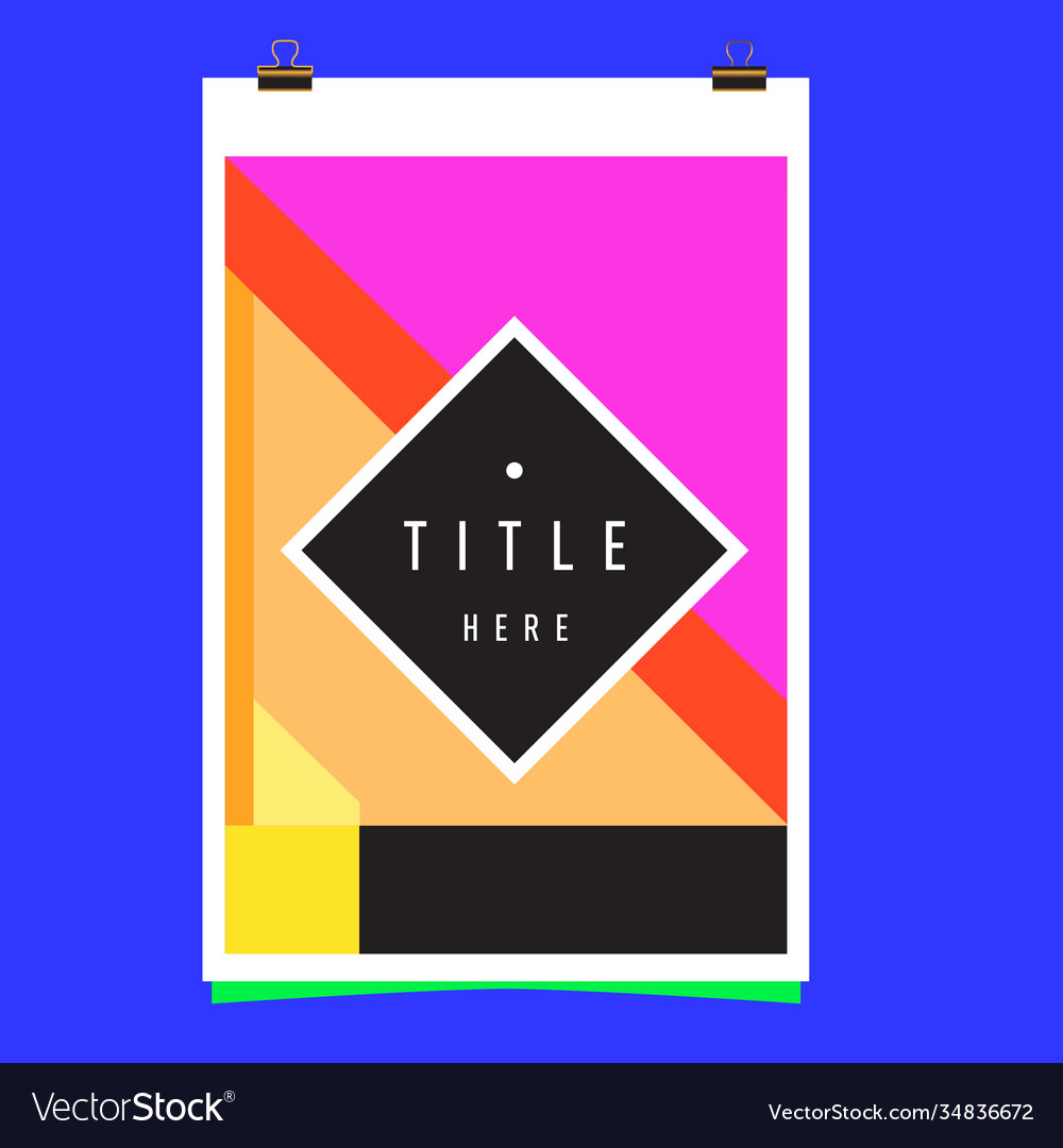 Abstract colorful geometric pattern background vector image Abstract colorful geometric pattern background