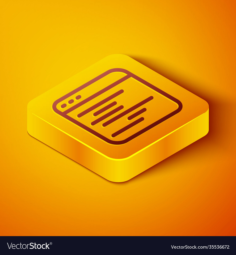 Isometric line software web developer programming vector image Isometric line software web developer programming