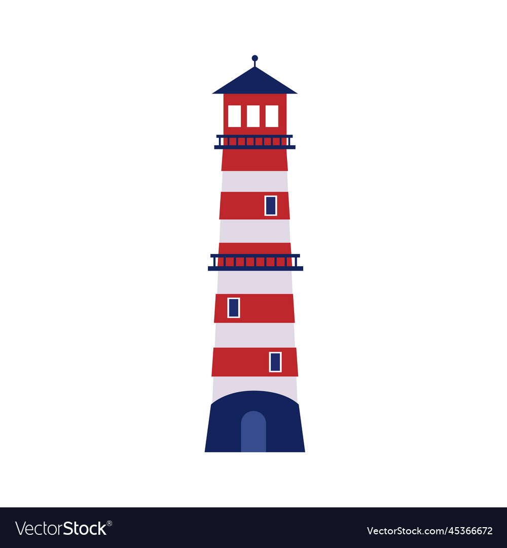 Lighthouse navigation object tower template