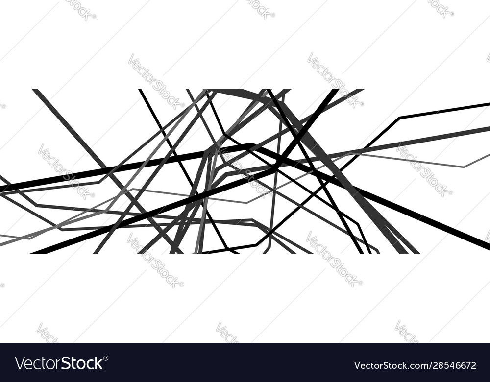 Random wavy zig-zag lines abstract art texture Vector Image Random wavy zig-zag lines abstract art texture