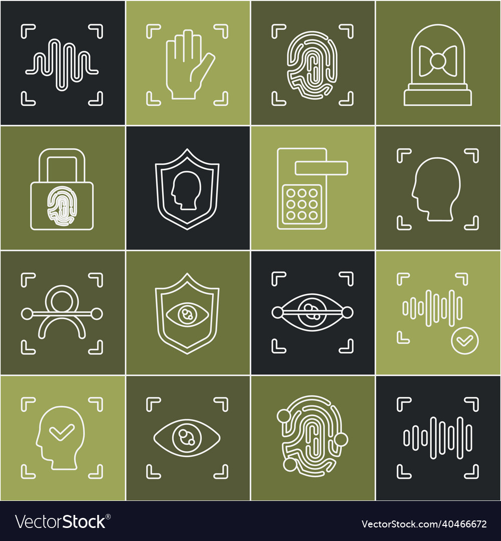 Set line voice recognition face fingerprint