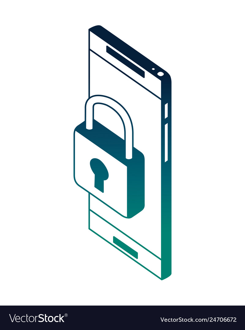 Smartphone security padlock network data