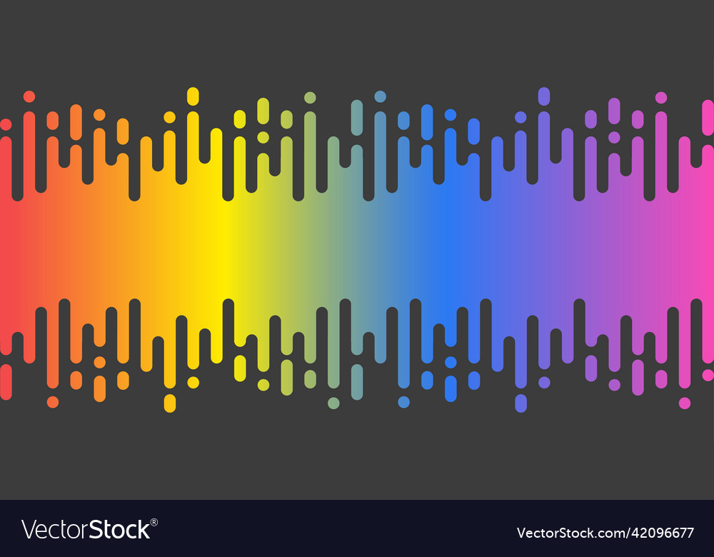 Abstract colorful composition with vertical