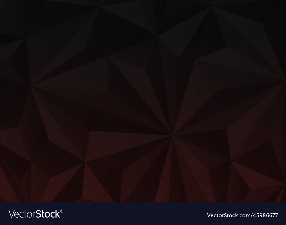 Abstract low poly dark background with triangle vector image Abstract low poly dark background with triangle