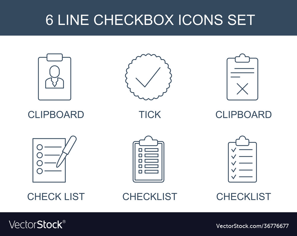 Checkbox icons