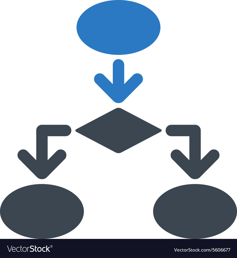 Flowchart icon from commerce set