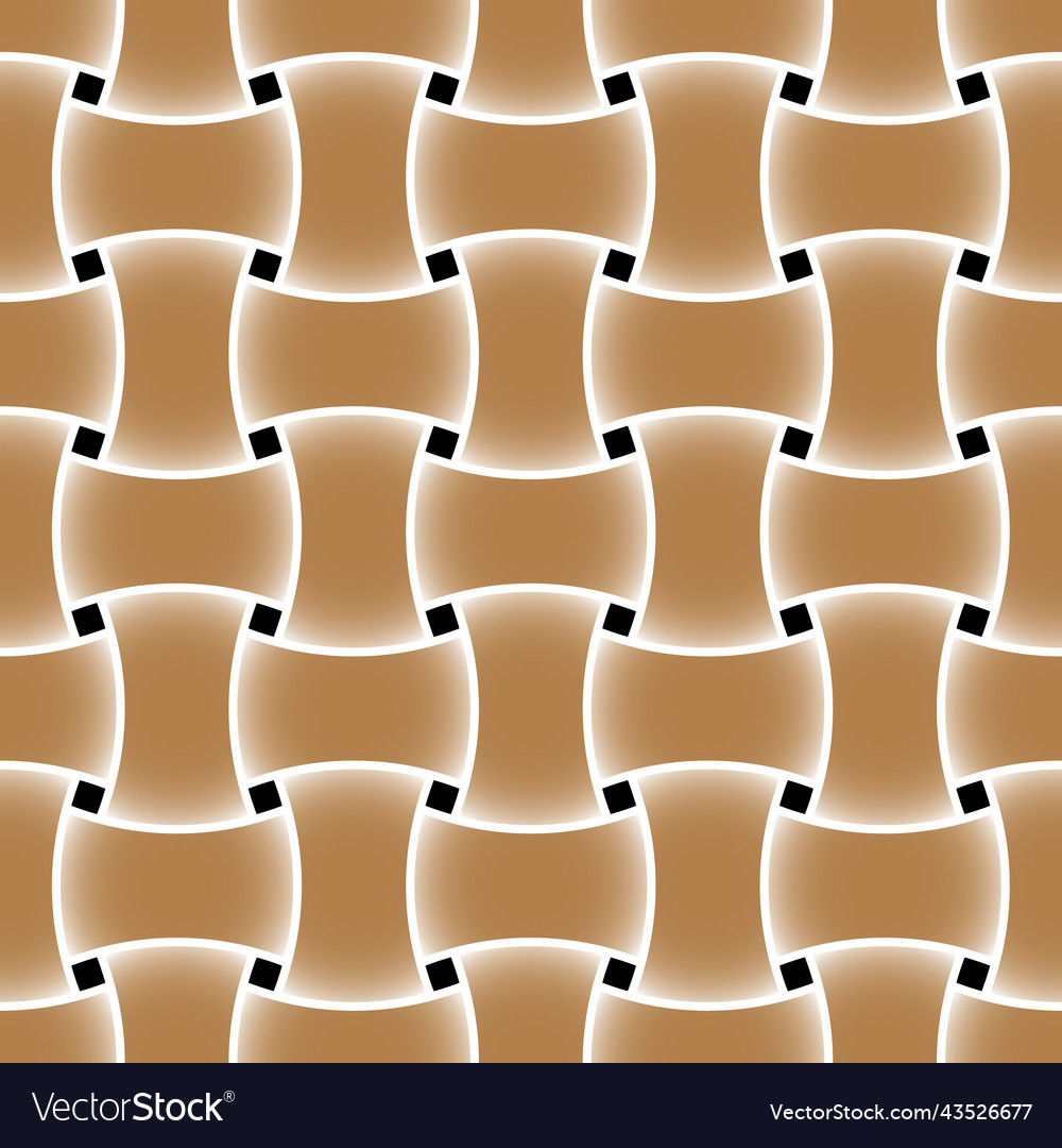 Geometric seamless pattern with intertwined bands vector image Geometric seamless pattern with intertwined bands