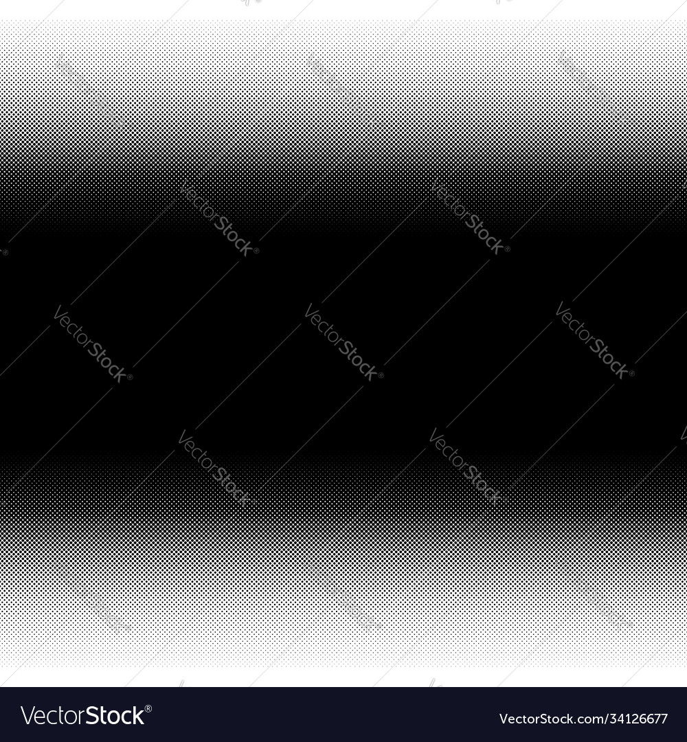 Linear horizontal halftone pattern texture vector image Linear horizontal halftone pattern texture