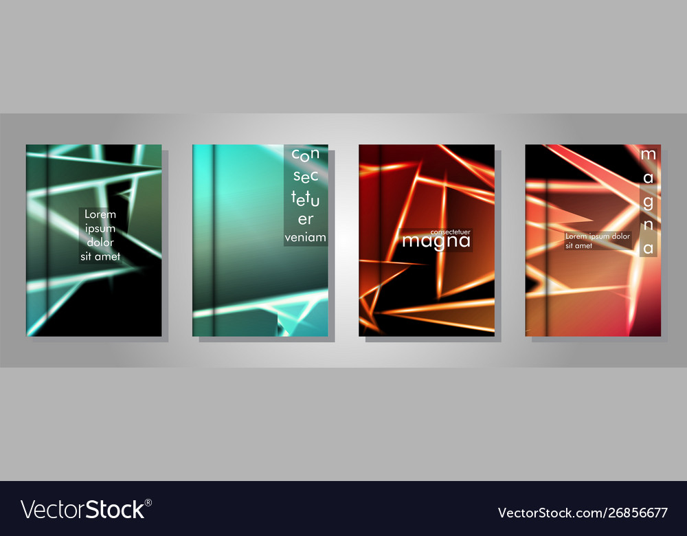 Minimal cover design triangular shape vector image Minimal cover design triangular shape