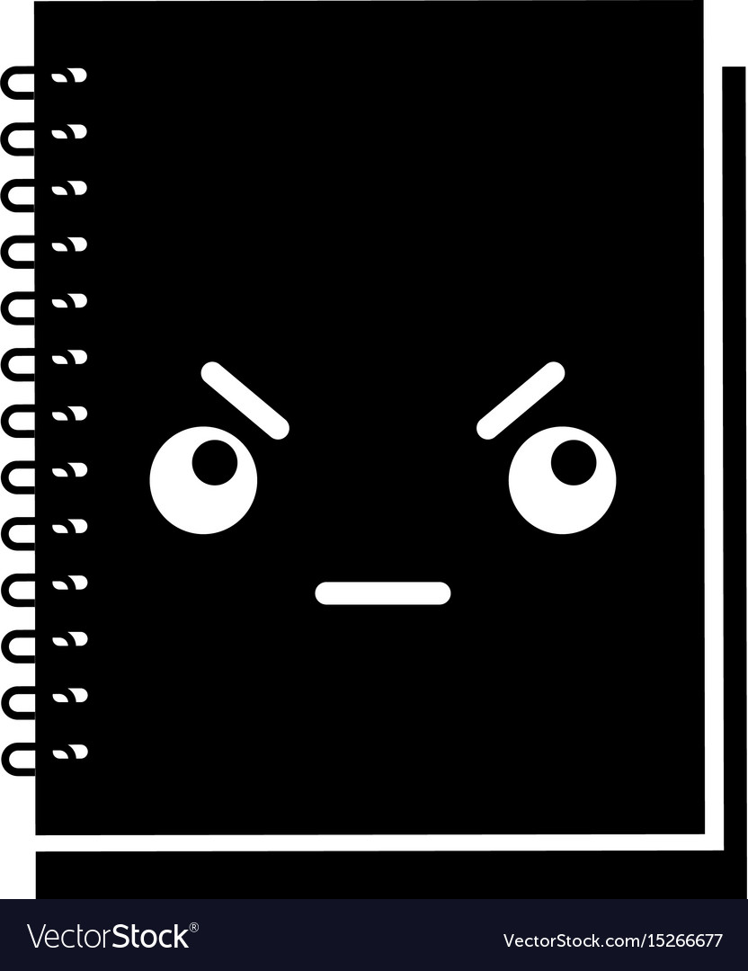 Note book kawaii character