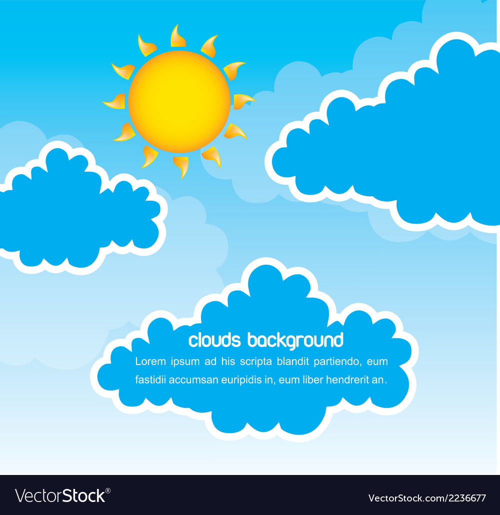 Sky Royalty Free Vector Image - VectorStock