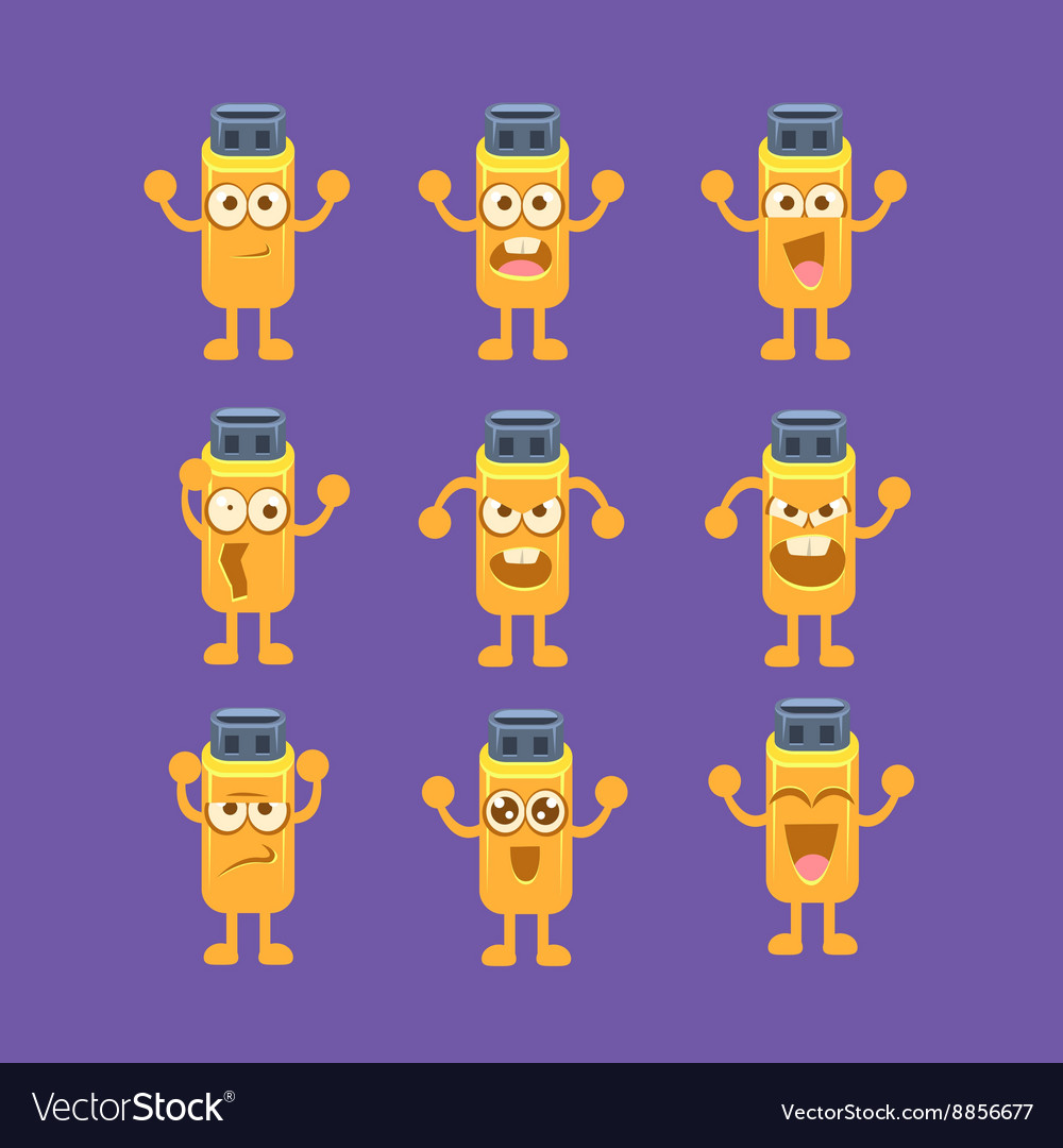USB Stick Emoji Icons