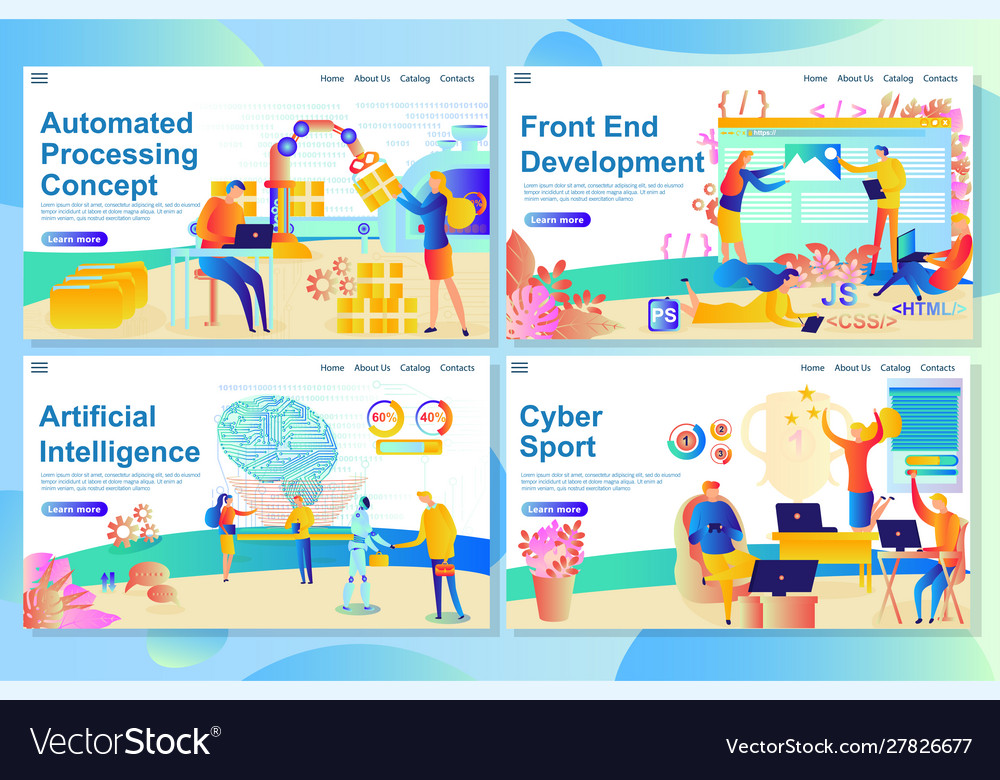 Website page showing automated process from