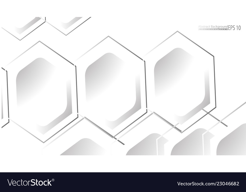 Abstract background concepts of hexagon shapes Vector Image Abstract background concepts of hexagon shapes