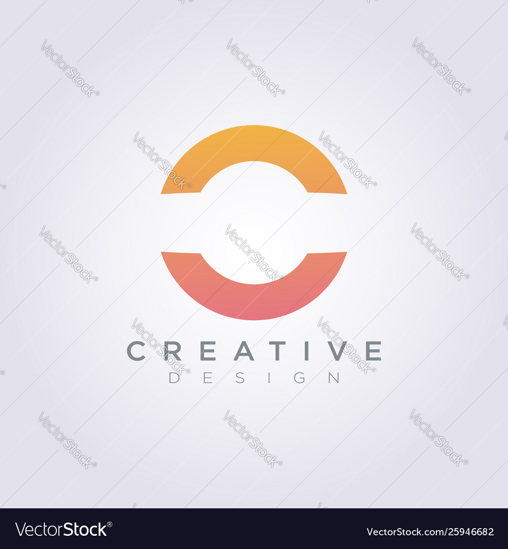 Circle modern design clipart symbol logo template