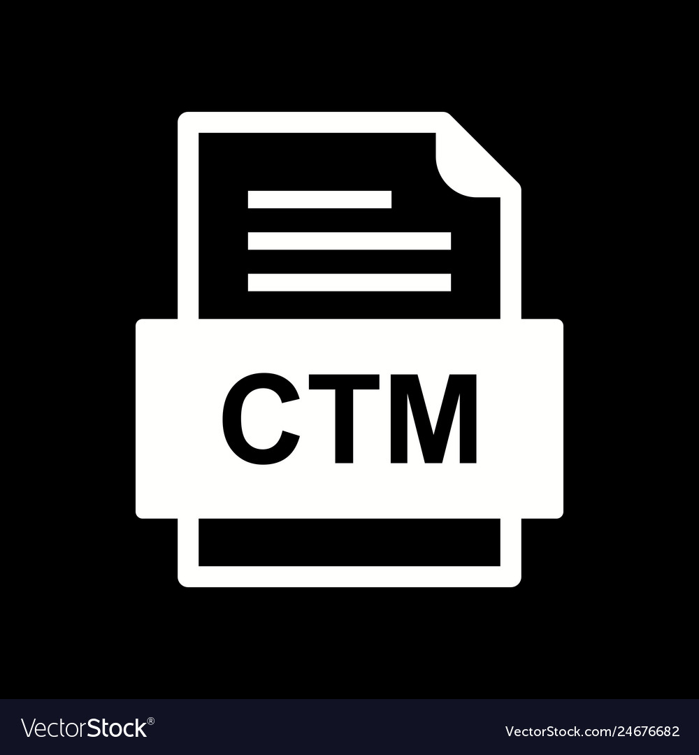 Ctm file document icon