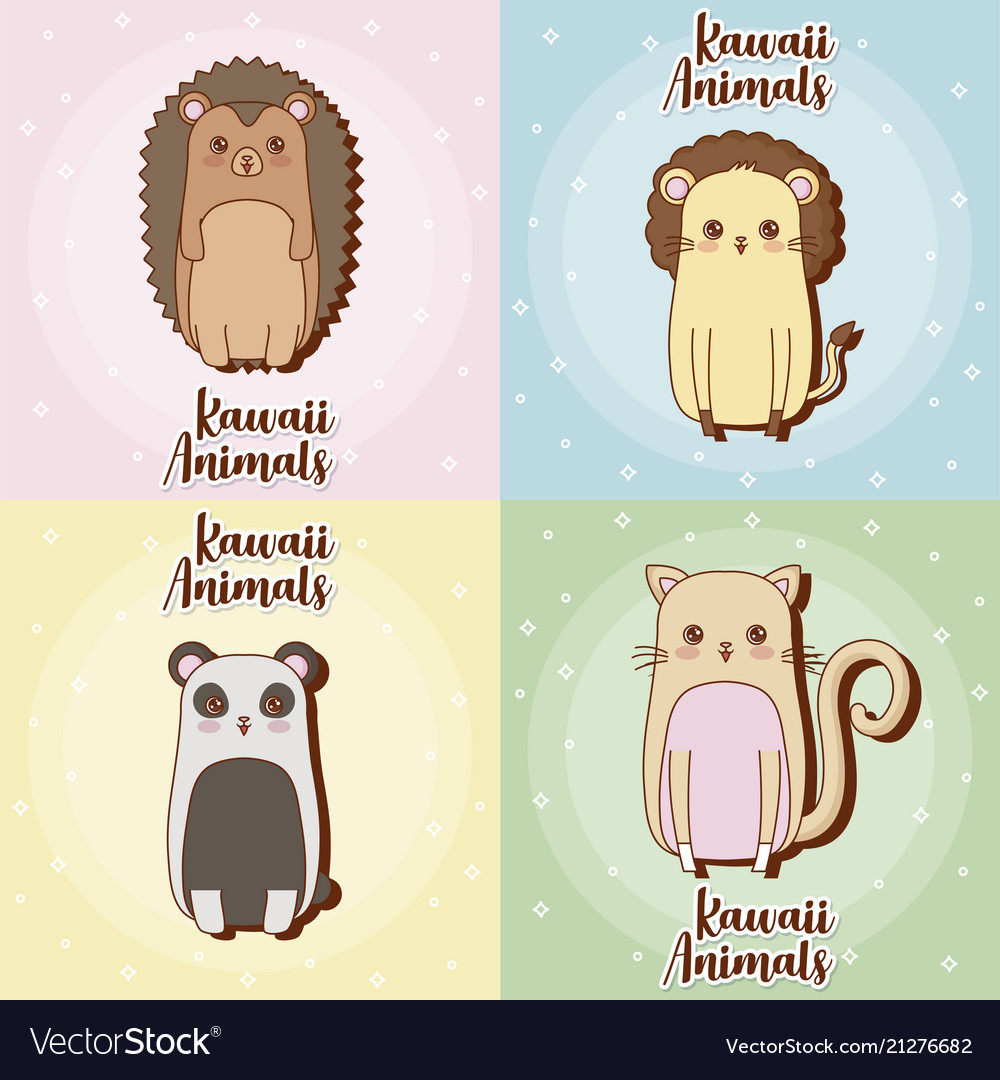 Kawaii animals design