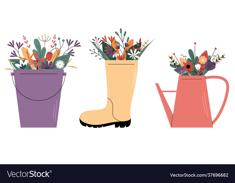 Spring composition Royalty Free Vector Image - VectorStock
