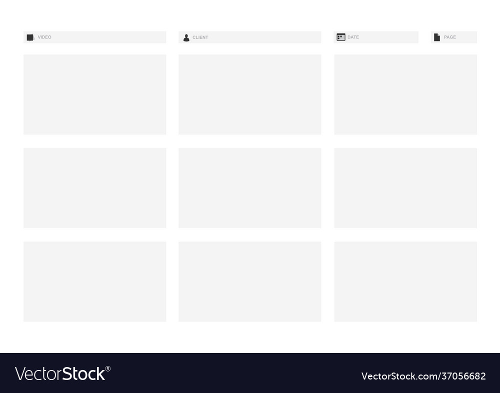 Video animation motion frame template for print