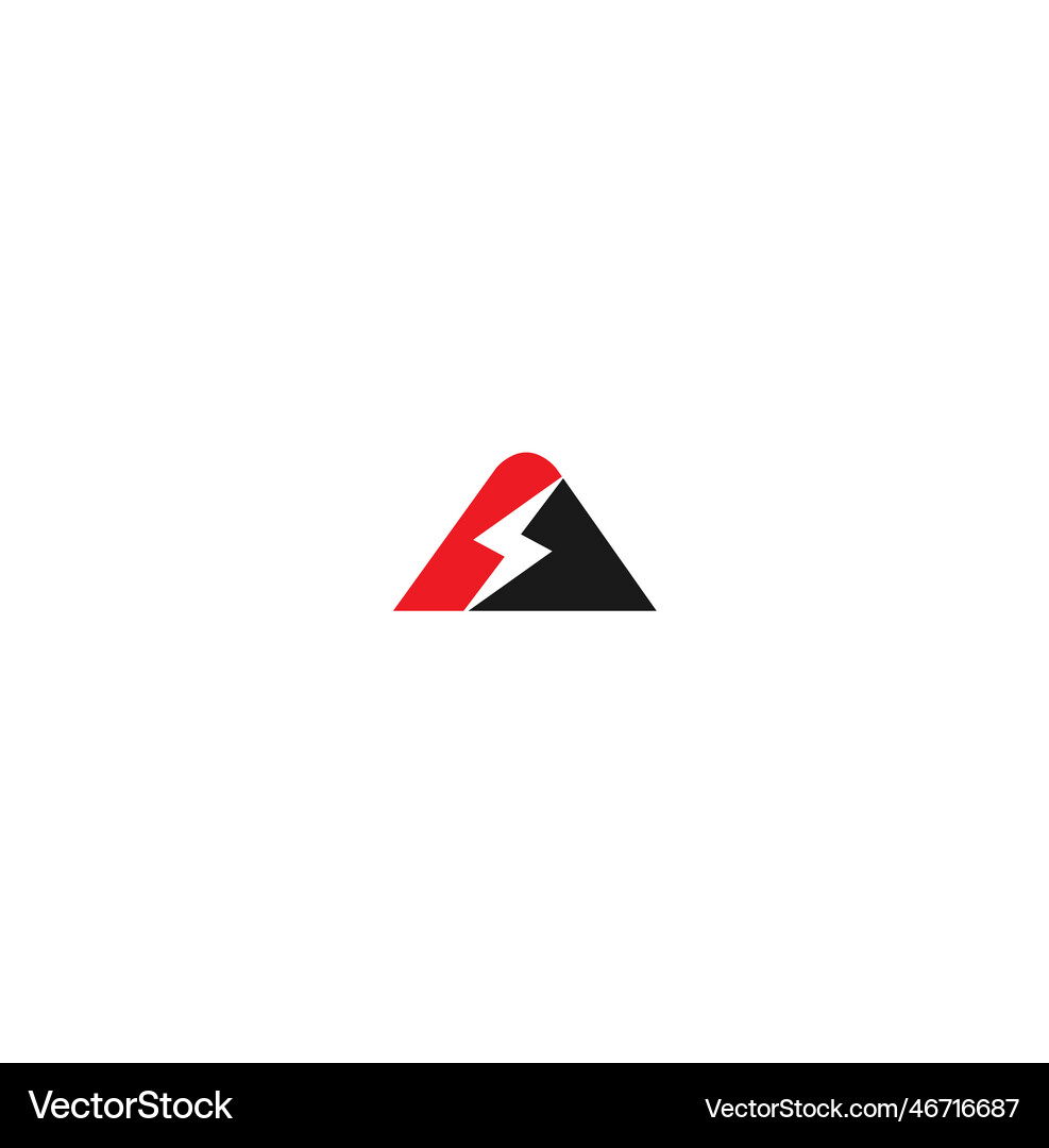 A power modern energy logo design solution logo Vector Image