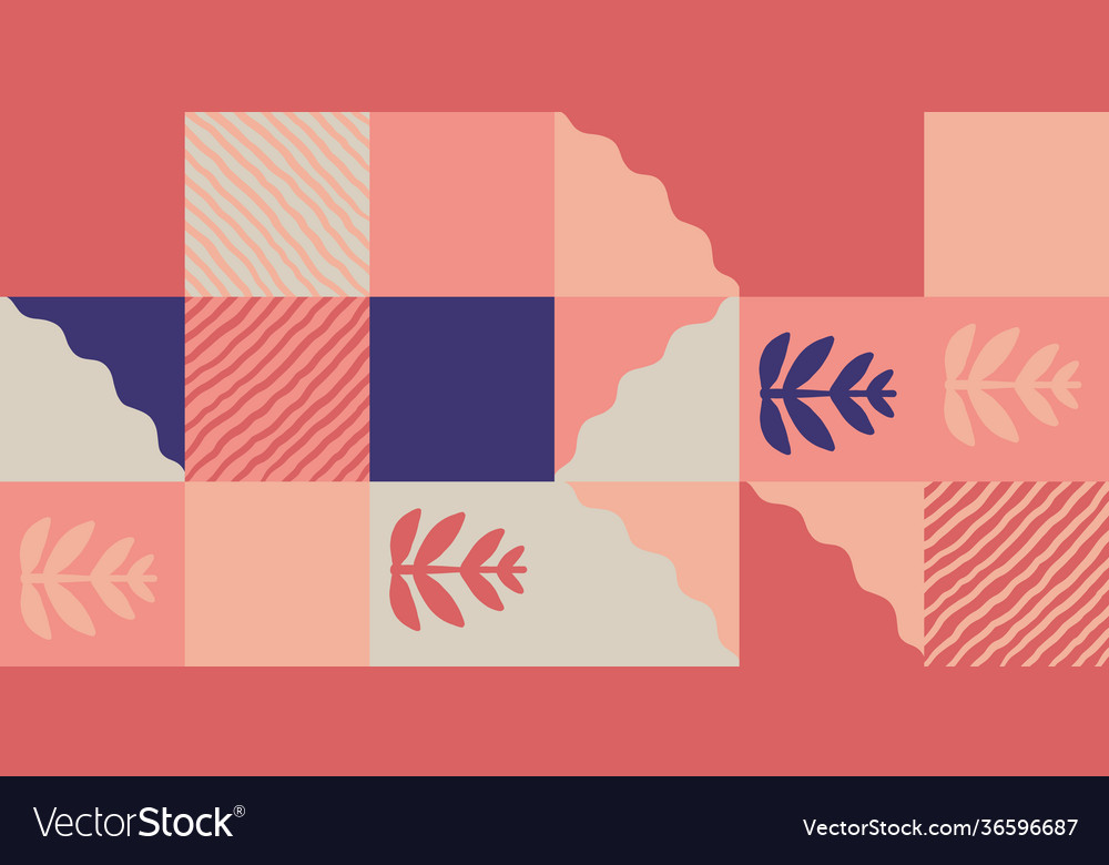 Abstraktes Musterdesign mit einfachen Formen vector image Abstraktes Musterdesign mit einfachen Formen
