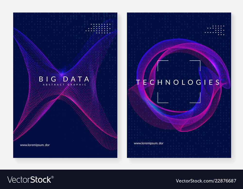 Big data background technology for visualization vector image Big data background technology for visualization