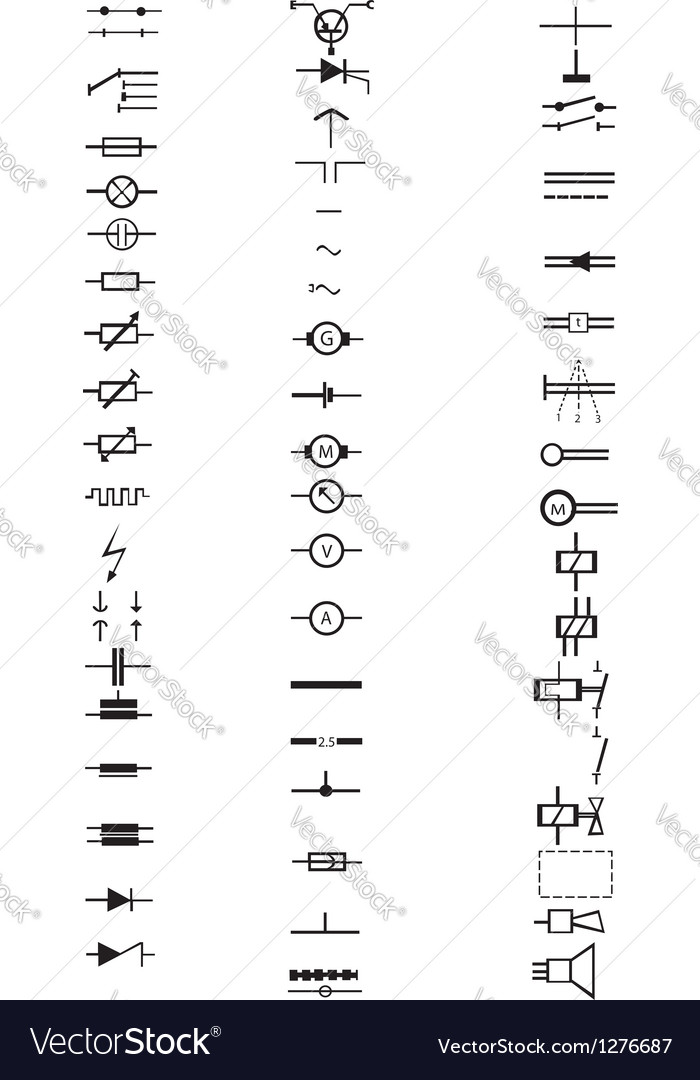 Electric sign Royalty Free Vector Image - VectorStock