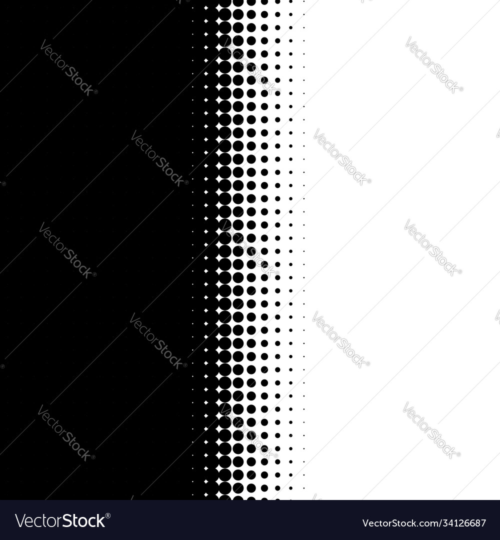 Linear horizontal halftone pattern texture vector image Linear horizontal halftone pattern texture