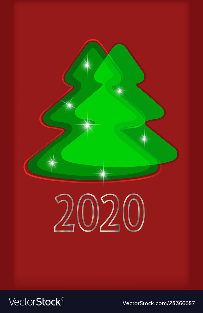 New year pattern template frame for card design vector image New year pattern template frame for card design