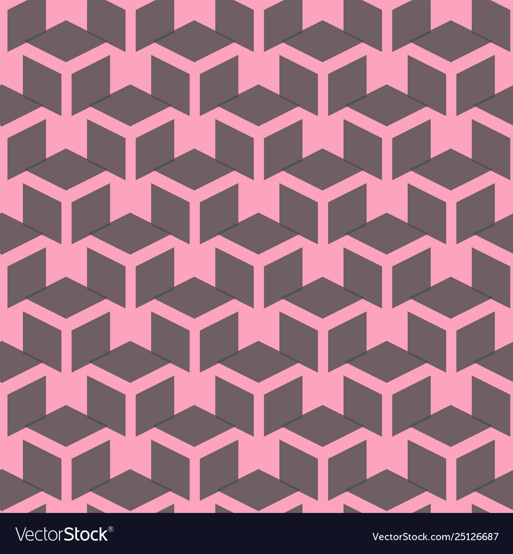 Seamless geometric pattern from shape vector image Seamless geometric pattern from shape