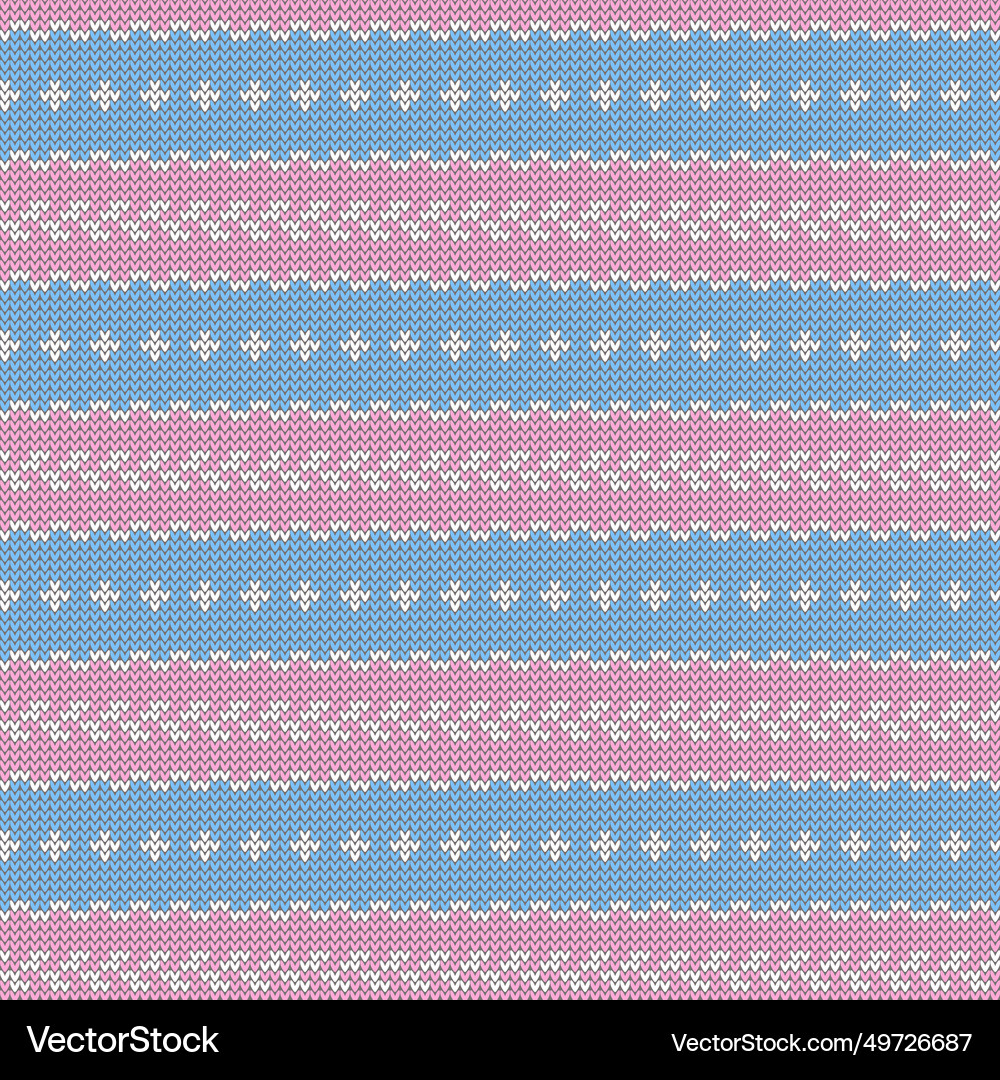 Winter knit texture pattern seamless Royalty Free Vector