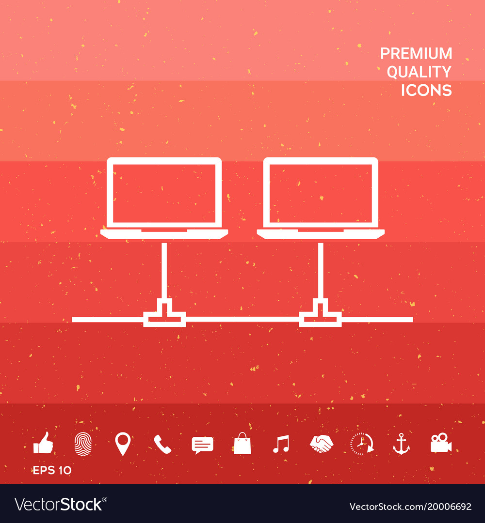 Computer network icon