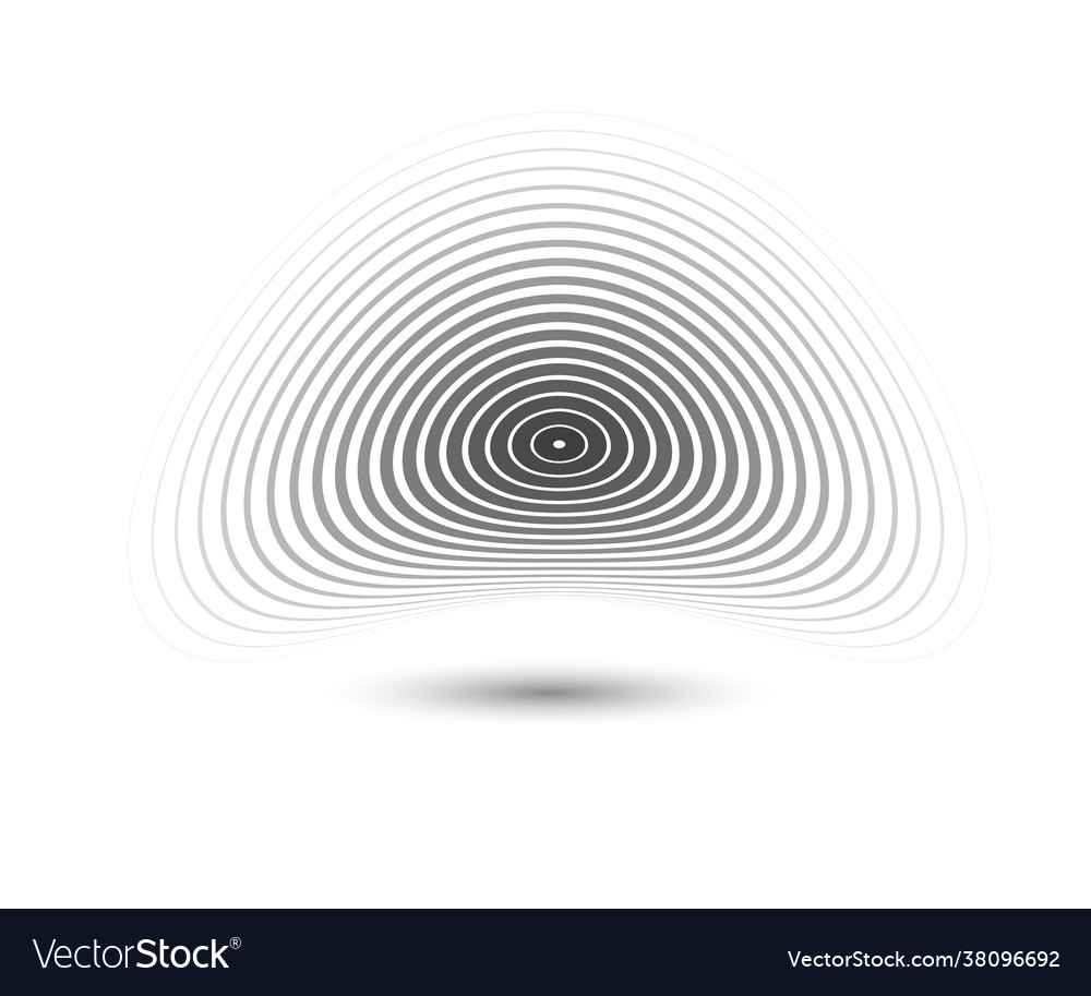 Concentric circle elements element for graphic