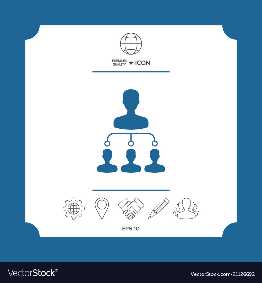 Hierarchy icon symbol