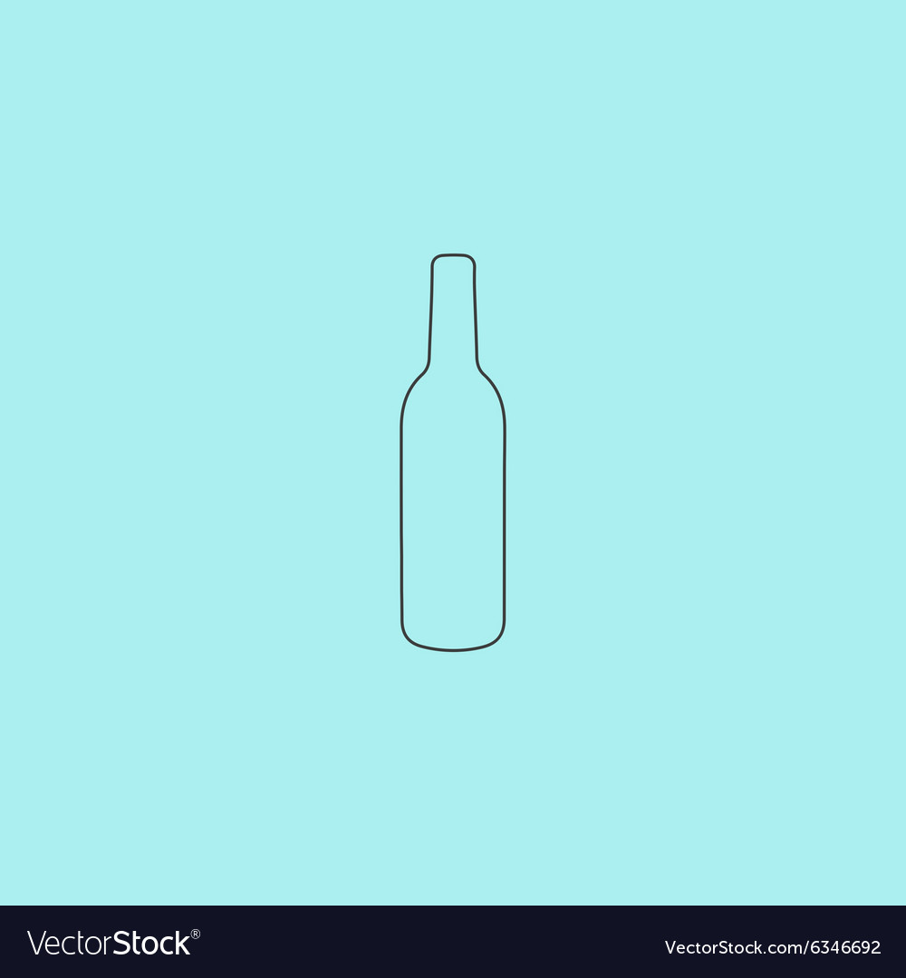 Liquor bottle icon