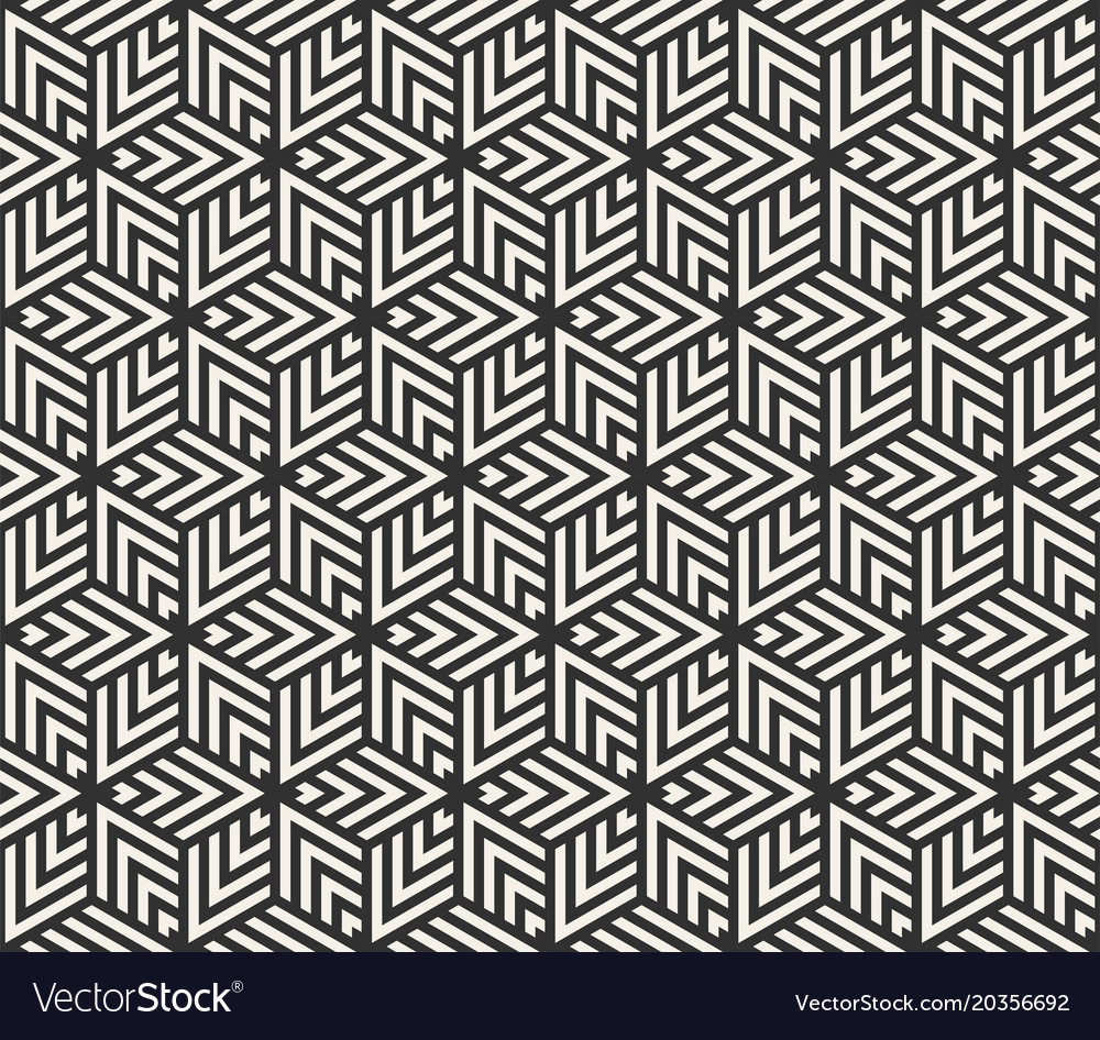 Modern Geometric Line Pattern