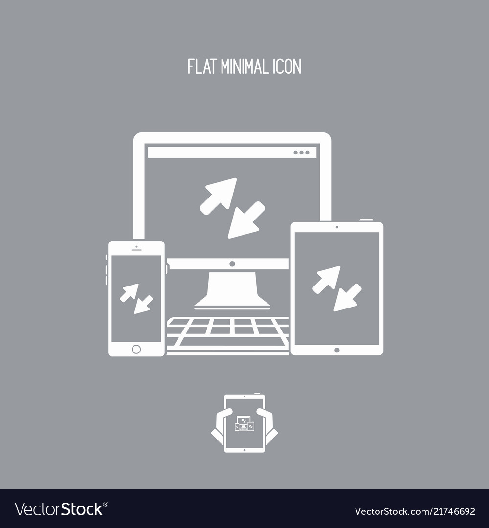 Multi devices synchronization icon