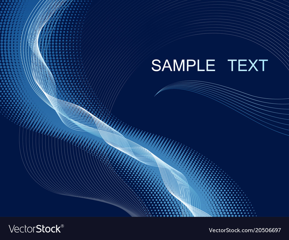 Abstract background with curls and place