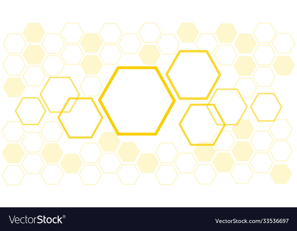 Abstract bee hive background hexagon