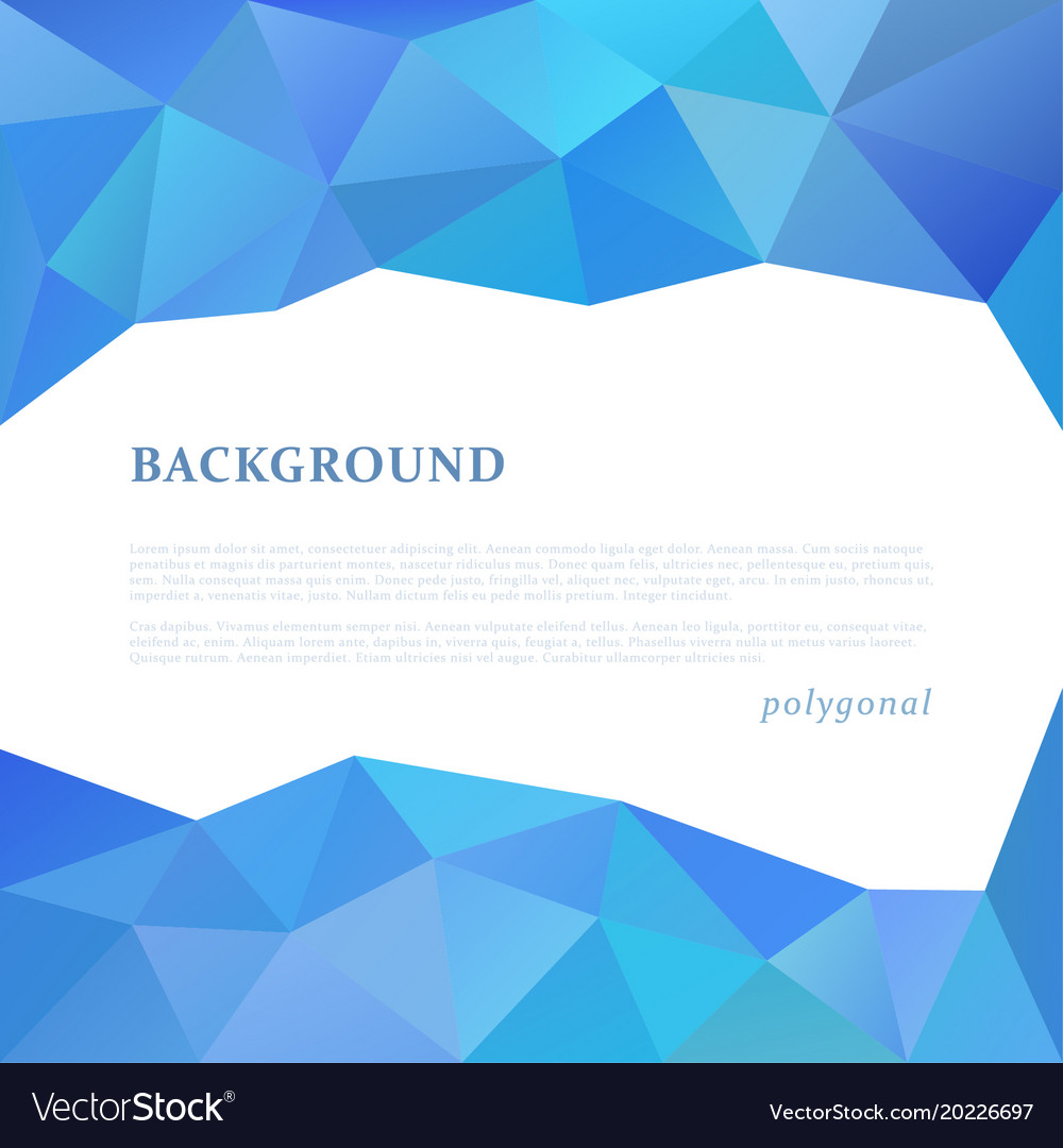 Abstract triangular banner