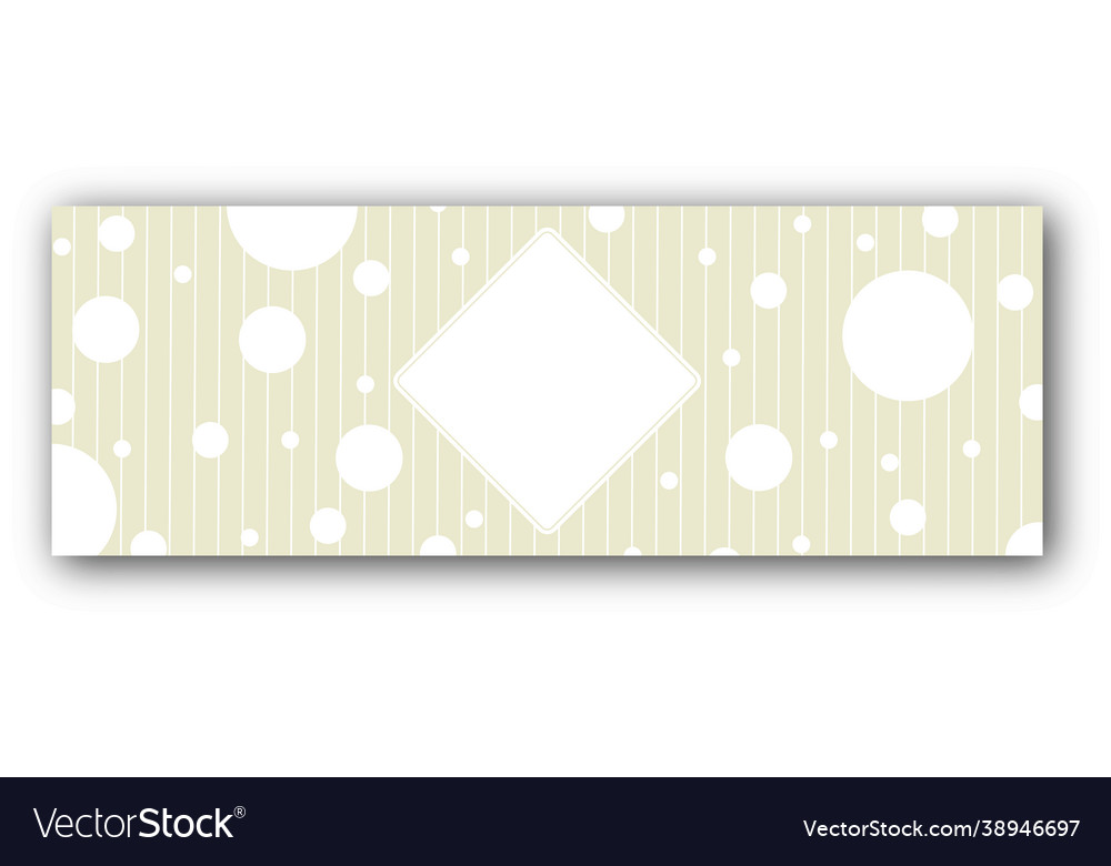 Background with a square frame in center Vector Image Background with a square frame in center