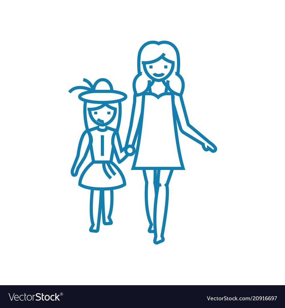 Going for event linear icon concept vector image Going for event linear icon concept
