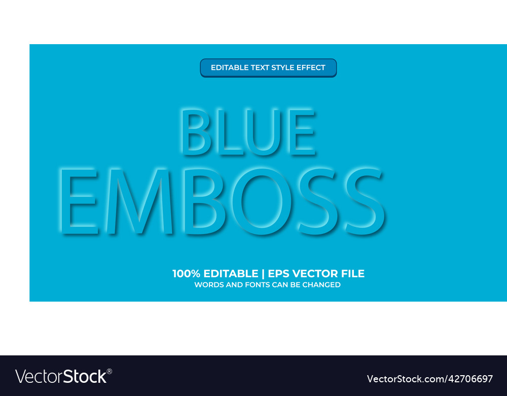 Neomorphic text effect neomorphisme emboss 3d vector image Neomorphic text effect neomorphisme emboss 3d