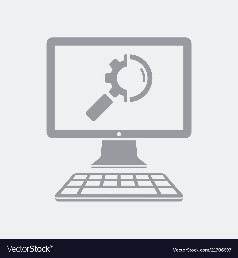 Search settings on computer desktop